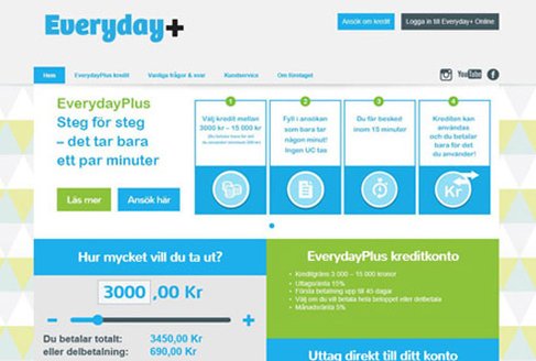 Everydayplus hemsida